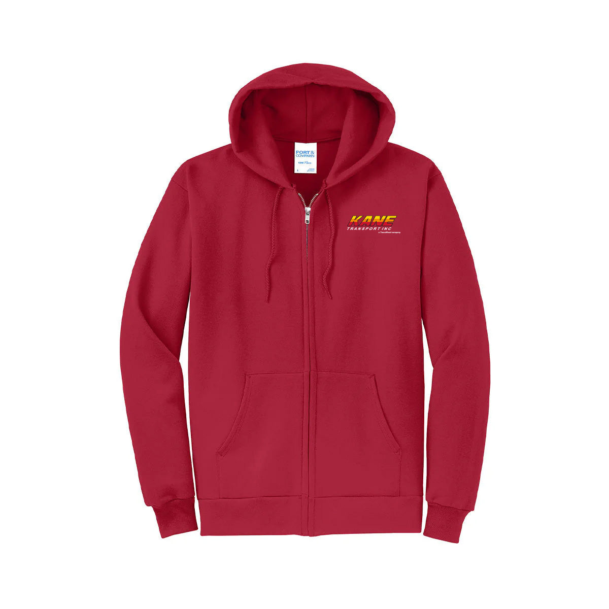 Port & Co™ Core Fleece Full-Zip Hooded Sweatshirt-KANE